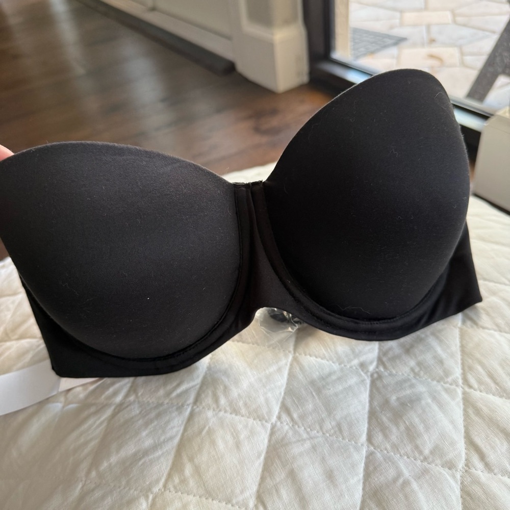 Calvin Klein Black Strapless Bra